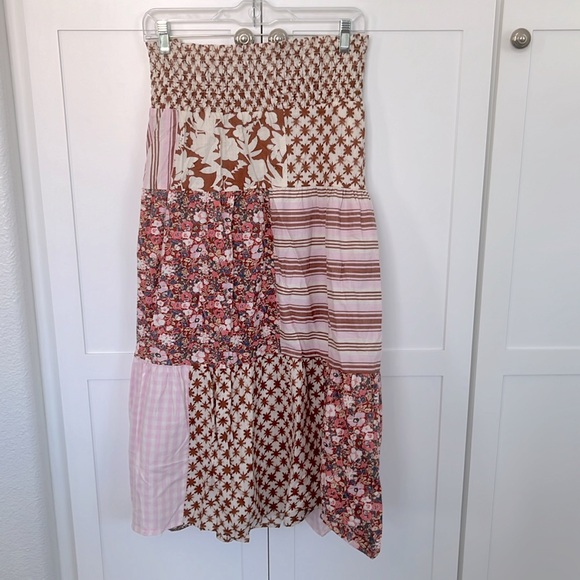 Universal Thread Women Tiered Elastic Waistband Midi Skirt Plus Size 4X NWT - Picture 3 of 5